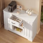 Gizoon 45" Kitchen Sideboard Buffet Cabinet with Storage Coffee Bar Cabinet with... - Image 6