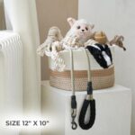 Stylish Cotton Rope Storage Basket For Dog Toys, Magazines or Books - The Perfec... - Image 4
