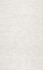 Nuloom Penelope Off-White/Ivory, 6' x 9', Hand-Braided, Wool & Cotton, Textured ... - Image 4