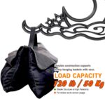 Heavy Duty Plant Hanging Bracket, Moon & Sun Shape Solid Aluminum Plant Hanger, ... - Image 5