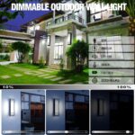 Sytmhoe 16inch LED Square Outdoor Wall Lights 30W 6000K 10%-100% Dimmable Exteri... - Image 3
