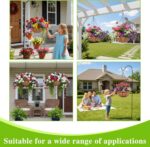 EIMQUVW 4 Pack Hanging Planter Basket with Coco Coin Liner 8 inch Hanging Flower... - Image 4