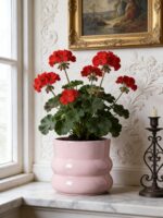 6 Inch Plant Pot,Ceramic Planter Pot with Drainage Hole,Indoor Planters for Herb... - Image 5