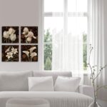 Renditions Gallery Canvas Wall Art, 4 Panels Set 12x12 Inches Each Framed Artwor... - Image 3