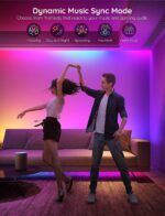 Govee RGBIC Alexa LED Strip Light 16.4ft, Smart WiFi LED Lights Work with Alexa ... - Image 4