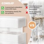 ComSaf 3.6 Qt Glass Food Storage Containers Set of 2, Large Storage Containers w... - Image 9