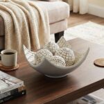 Seraphic 5pc Scoop Bowl Table Centerpieces for Dining Room, Large Decorative Bow... - Image 6