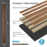 Art3d 6-Piece Wood Slat Acoustic Panels for Stylish Decor and Noise Reduction, 3... - Image 5