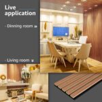 Art3d 6-Piece Wood Slat Acoustic Panels for Stylish Decor and Noise Reduction, 3... - Image 6