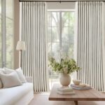 IVAPUPU Linen Pinch Pleated Blackout Curtains for Bedroom - 100% Black Out Natur... - Image 7