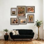 Wonderjune Vintage Picture Frames Set of 6, Gallery Wall Frame Set (4x6, 5x7, 8x... - Image 5