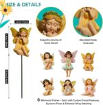 Miniature Fairy Figurines - 6Pcs Mini Fairies for Fairy Garden & Tiny Elf Garden... - Image 6