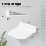 STORAGE MANIAC Floating Book Shelves for Wall Mounted Invisible Floating Bookshe... - Image 4