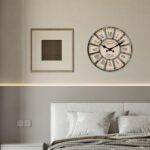 Wooden Wall Clock for Living Room Decor 14 Inch Decorative Clocks for Walls Roun... - Image 3