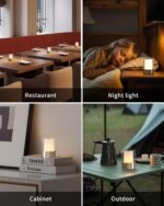 4" Mini Dining Table Light 2 Pack for Buffet Restaurant, Outdoor Waterproof Lamp... - Image 5