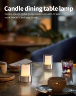 4" Mini Dining Table Light 2 Pack for Buffet Restaurant, Outdoor Waterproof Lamp... - Image 6