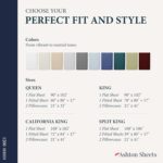 100% Egyptian Cotton King Size Sheets Set - Luxury 1200 Series Signature Collect... - Image 7