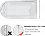 Niccy Arched LED Mirror for Bathroom, 55x30 Vanity Mirror with Light Frameless B... - Image 8