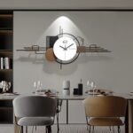 Modern Wall Clock for Living Room,Large Decorative Wall Clock,Creative Silent Cl... - Image 3