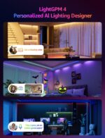 Lepro SE1 AI Smart LED Strip Lights - 65.6ft RGB Color Changing Light Strips wit... - Image 3