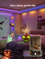 Lepro SE1 AI Smart LED Strip Lights - 65.6ft RGB Color Changing Light Strips wit... - Image 4