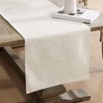 Laura Ashley Dothan Luxury Linen Blend Tablecloth for Formal Dining, Holiday, We... - Image 3
