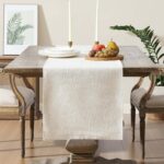 Laura Ashley Dothan Luxury Linen Blend Tablecloth for Formal Dining, Holiday, We... - Image 5