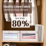 10 Pack Linen Closet Organizers And Storage, Closet Storage Bins for Closet Orga... - Image 6