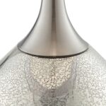 Possini Euro Design Swift Modern Table Lamp 30 1/2" Tall Mercury Glass Chrome Me... - Image 6