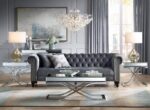 Possini Euro Design Swift Modern Table Lamp 30 1/2" Tall Mercury Glass Chrome Me... - Image 10