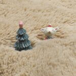 Amdrebio Beige Round Area Rug 4Ft for Bedroom, Boho Fluffy Plush Shag Furry Circ... - Image 7