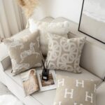 Croker Horse 20x20'' Inches Throw Pillow Cushion Cover - Pig Nose Pattern Chenil... - Image 3