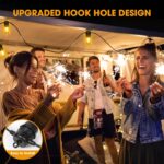 GvvooHome 200FT(50FT*4) LED Outdoor String Lights Waterproof Patio Lights with 6... - Image 4