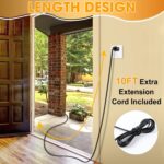 GvvooHome 200FT(50FT*4) LED Outdoor String Lights Waterproof Patio Lights with 6... - Image 6