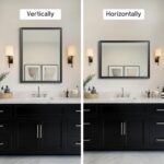 Black Bathroom Mirrors for Over Sink 30x40 Inch, Rectangle Vanity Mirror for Bed... - Image 9