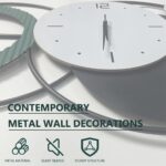 Large Wall Clock for Living Room Decor, 59×15 Inch Decorative Wall Clocks Batter... - Image 6