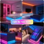 DAYBETTER Smart RGB Led Strip Lights, 150ft Led Lights for Bedroom with App Cont... - Image 5