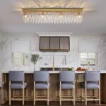 40 Inches Chandeliers for Dining Room, Gold Modern Ceiling Light for Living Room... - Image 6