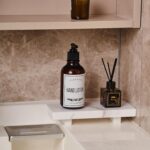 Natural Marble tray pedestal stand, Soap Dispenser Holder, Modern Marble Riser F... - Image 6