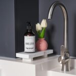 Natural Marble tray pedestal stand, Soap Dispenser Holder, Modern Marble Riser F... - Image 7