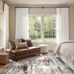 Lazzzy White Velvet Extra Long Curtains 108 Inch Length Light Filtering Curtains... - Image 8
