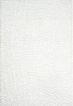 Abani Cream Area Rug for Living Room, Bedroom - Pebble Pattern - 8 x 10 - Durabl... - Image 4