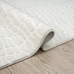 Abani Cream Area Rug for Living Room, Bedroom - Pebble Pattern - 8 x 10 - Durabl... - Image 6