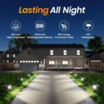 Fabrito 8 Pack Solar Spot Lights Outdoor Waterproof IP67, [108 LEDs, 4 Modes] Du... - Image 7
