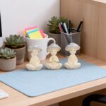 3 Pcs Mushroom Decor Figurines - Meditation Decor Statues for Living Room, Bedro... - Image 7