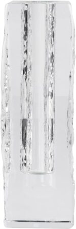 Glacier Series Crystal Vase 6.3-inch High, Modern Crystal Home Office Decor for ... - Image 9