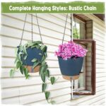 Self-Watering Hanging Planters with Water Level Window, 8/10 Inch Indoor Outdoor... - Image 7