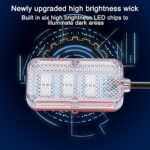 Car Interior LED Lights, 8 in 1 4PCS Vehicle Ambient Lamp Integrated with Music ... - Image 4