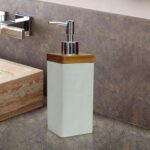 nu steel Concrete, Made of Cement Bath Accessory Set Vanity Countertop, 7pc Luxu... - Image 4