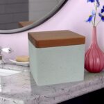 nu steel Concrete, Made of Cement Bath Accessory Set Vanity Countertop, 7pc Luxu... - Image 6